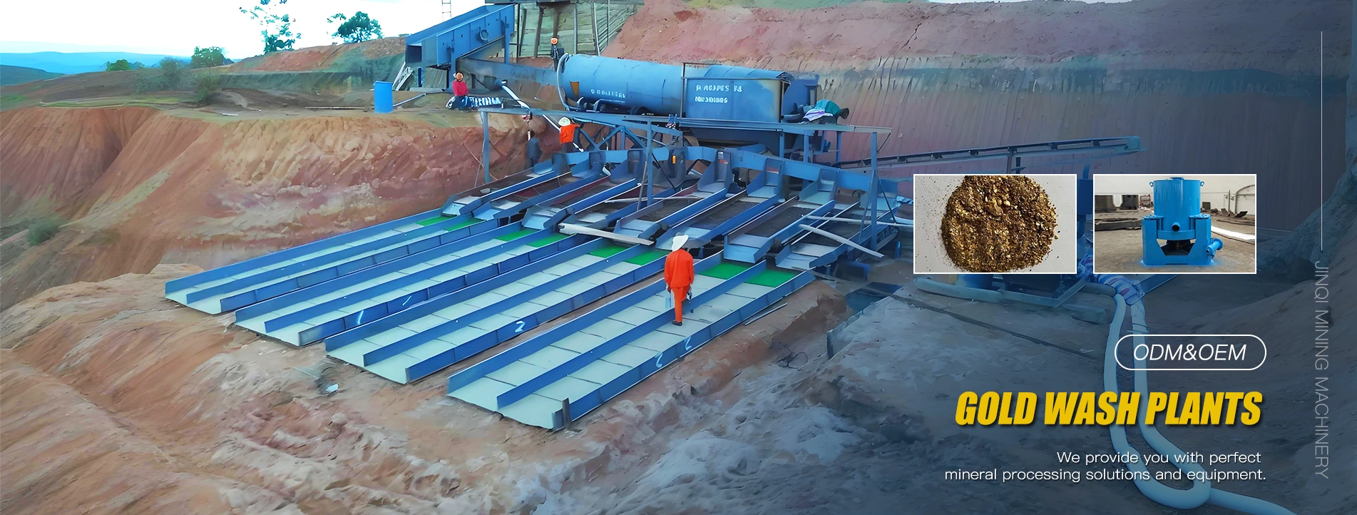 Fornitore di impianti di lavaggio oro in Cina