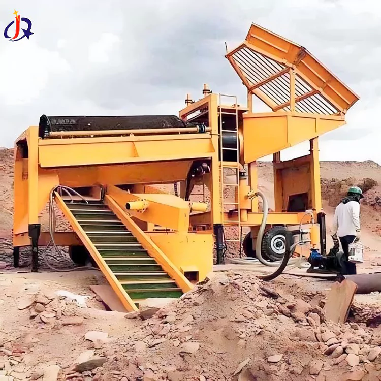 Veicolo per la prospezione dell'oro alluvionale