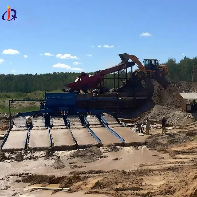 Impianti di lavaggio dell'oro alluvionale delle argille