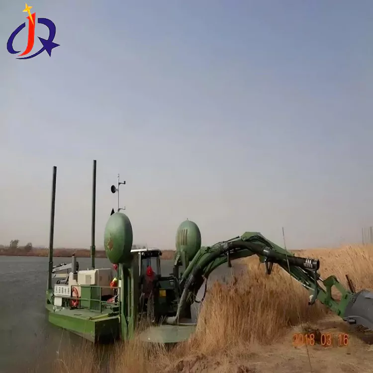professional amphibious dredging vessel